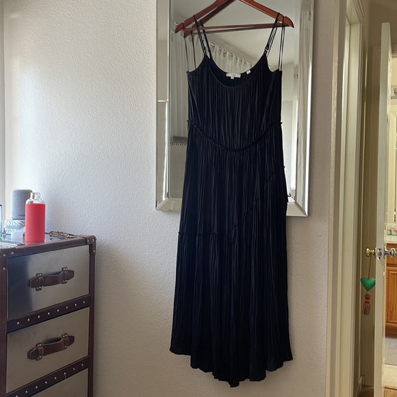 Vince Tiered Asymmetric Dress, Small - Picture 3 of 7